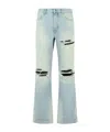 Amiri Distressed-effect Flared Jeans In Blue