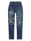Amiri Distressed-effect Jeans In Blue