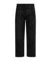Amiri Distressed Finish Straight-legged Jogging Trousers In Black
