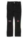 Amiri Distressed Jeans In Black