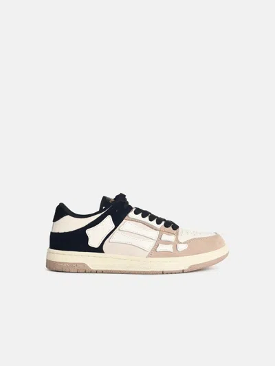 Amiri 'distressed' Multicolor Leather Sneakers In Black