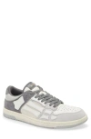 Amiri Distressed Skel Low Top Sneaker In Gray