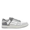 Amiri Distressed Low Top Sneakers With Skeleton Detail In Gray
