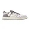 Amiri Distressed Skel Top Low Sneakers In Gray