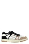 Amiri Skel Top Low Panelled Suede Sneakers In Multi