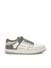 Amiri Low Top Sneakers Featuring Contrast Panels In Gray