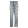 Amiri Distressed-effect Denim Jeans In Blue