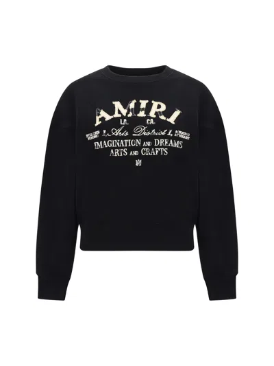 Amiri District Sweatshirt In Black
