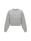 Amiri District Sweatshirt In Heather Grey