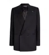 Amiri Double-breasted Blazer In Black