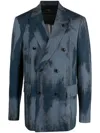 Amiri Men Relaxed Fit Jacket In Blue