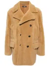 Amiri Double-breasted Shearling Coat