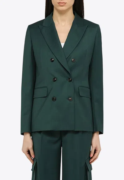 AMIRI DOUBLE-BREASTED WOOL BLAZER