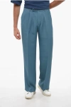 AMIRI DOUBLE PLEATED STRAIGHT FIT PANTS