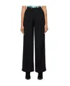 Amiri Double Pleated Twill Casual Pants In Black