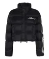 Amiri Down Jacket With High Neck And Pockets In Black