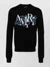 AMIRI DRAGON CREWNECK SWEATER FEATURING RIBBED ACCENTS