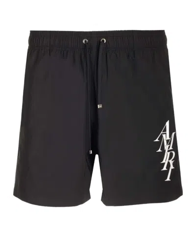 Amiri Drawcord Waist Beach Shorts