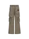 Amiri Drawstring Cargo Pants In Gray