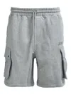Amiri Drawstring Cargo Shorts In Gray