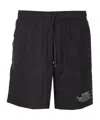 Amiri Elasticized Waist Knee Length Shorts With Print