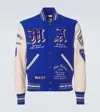 AMIRI DREAM TEAM APPLIQUÉ VARSITY JACKET