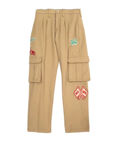 AMIRI DREAM TEAM CARGO CHINO TROUSERS