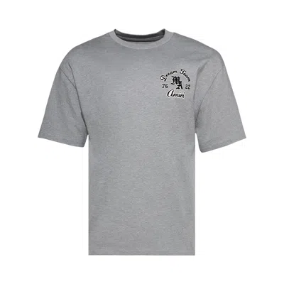 Pre-owned Amiri Dream Team Oversized Tee 'grey' | Men's Size Xxl In Gray