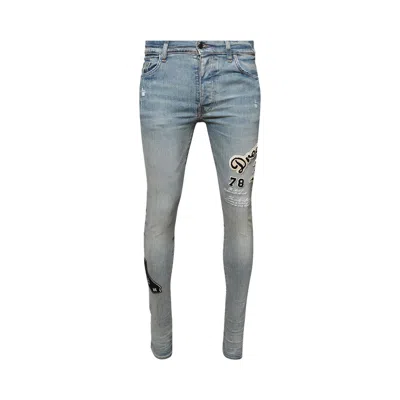 Pre-owned Amiri Dream Team Skinny Jean 'clay Indigo'