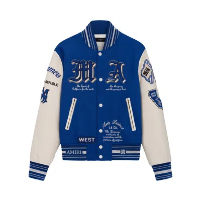Pre-owned Amiri Dream Team Varsity Jacket 'blue' | Men's Size L