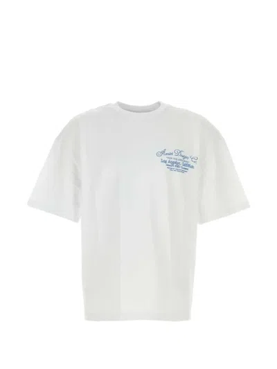 Amiri Dreamers Chain Stitch Oversized Cotton T-shirt In White