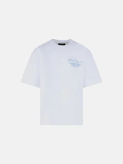 Amiri Dreamers Chain Cotton Graphic Logo T Shirt In White