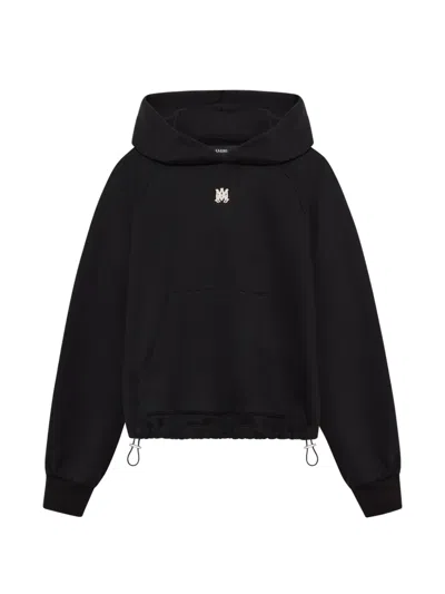 Amiri Drop Shoulder Hoodie In Black