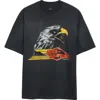 Amiri Mens Black Eagle Graphic-print Cotton-jersey T-shirt