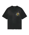 Amiri Eagle Crystal Embellished Oversize Graphic T-shirt