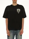 Amiri Eagle Printed Oversized T-shirt In Black