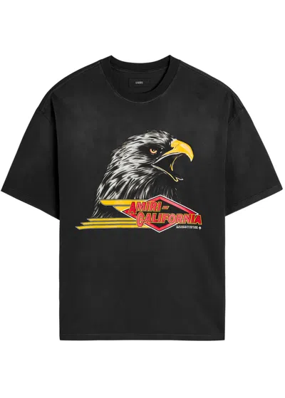 AMIRI AMIRI EAGLE PRINTED COTTON T-SHIRT