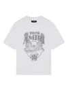 Amiri White Cotton T-shirt In White