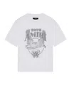 Amiri White Cotton T-shirt In White