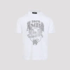 Amiri White Cotton T-shirt In White