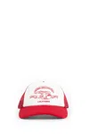 Amiri Mens Red Eagle Cotton Adjustable Trucker Hat In Red