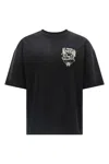 Amiri Eagle Printed Oversized T-shirt In Black