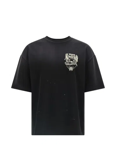Amiri Eagle Printed Oversized T-shirt In Black