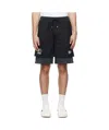 Amiri Elastic Waist Shorts In Black
