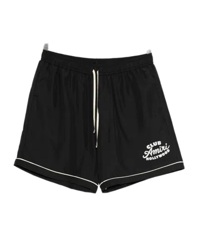 Amiri Elastic Waist Shorts In Black