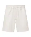 Amiri Elastic Waist Shorts In White