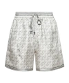Amiri Elastic Waist Shorts In White