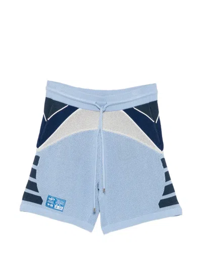 Amiri Elastic-waistband Shorts In Blue