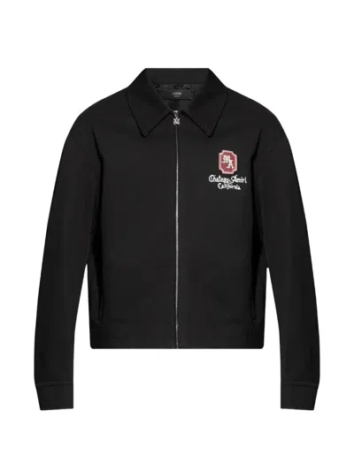 Amiri Elegant Chateau Oversized Jacket In Black