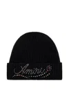 Amiri Embellished Beanie Hat In Black